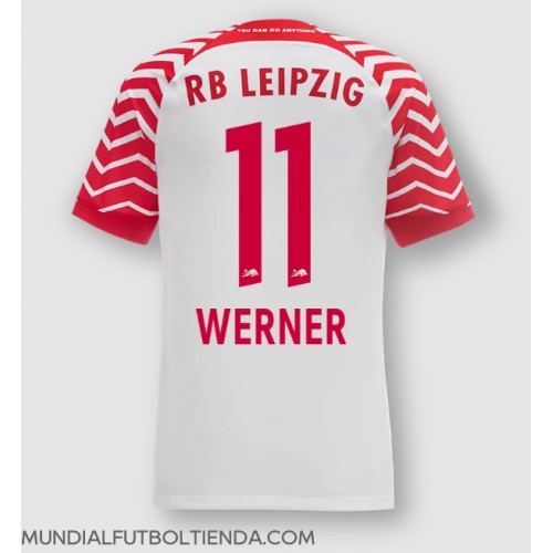 Camiseta RB Leipzig Timo Werner #11 Primera Equipación Replica 2023-24 mangas cortas